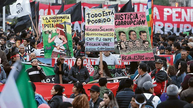 Fiestas Patrias con marchas para exigir reformas judiciales 