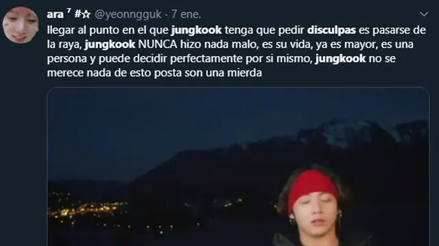Fans se pronuncian por Jungkook en redes sociales. Fans se pronuncian por Jungkook en redes sociales.