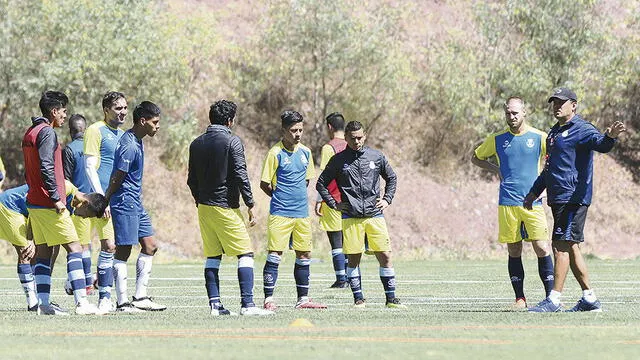 casa propia. Real ayer practicó con normalidad en Oropesa.