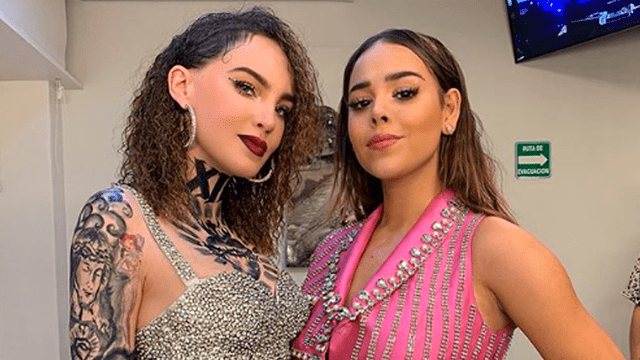 Belinda y Danna Paola se reecontraron en los Spotify Awards y posaron juntas. (Foto: Instagram)