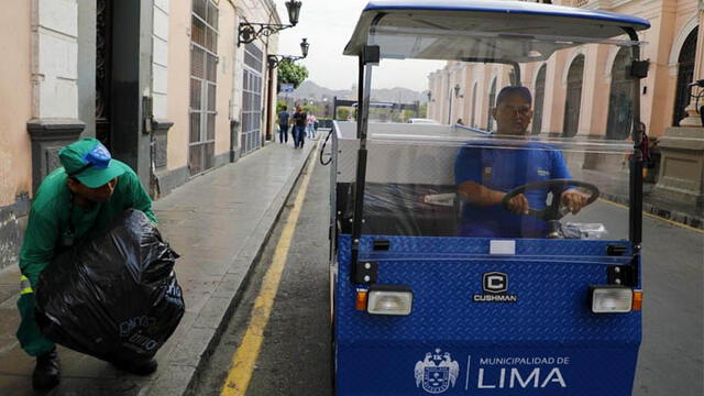 MML: vehículos eléctricos no contaminantes recogerán basura en el Centro Histórico de Lima [FOTOS]