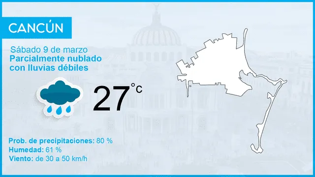 Clima en México: pronóstico del tiempo hoy sábado 9 de marzo de 2019 Clima en México: pronóstico del tiempo hoy sábado 9 de marzo de 2019