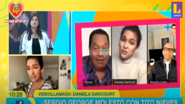 Daniela Darcourt se pronuncia sobre el alejamiento de Sergio George tras indirectas a Yahaira Plasencia con Tito Nieves