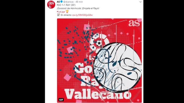 Medios españoles resaltaron el estreno goleador de Luis Advíncula en el Rayo Vallecano