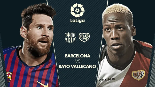 Con un gol de Lionel Messi, Barcelona derrotó al Rayo Vallecano de Luis Advíncula [RESUMEN]