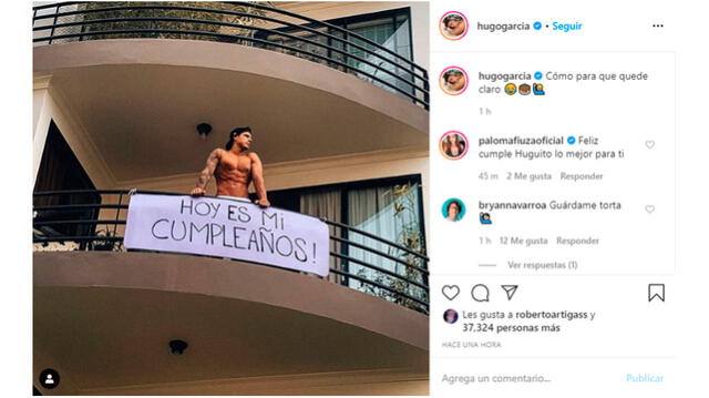 Novio de Mafer Neyra celebra cumpleaños en casa debido a cuarentena por coronavirus. Foto: Instagram