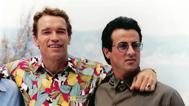 Arnold Schwarzenegger y Sylvester Stallone.