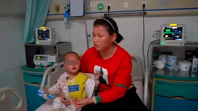 Bebé tropieza y cae sobre un termómetro que le atravesó el cerebro