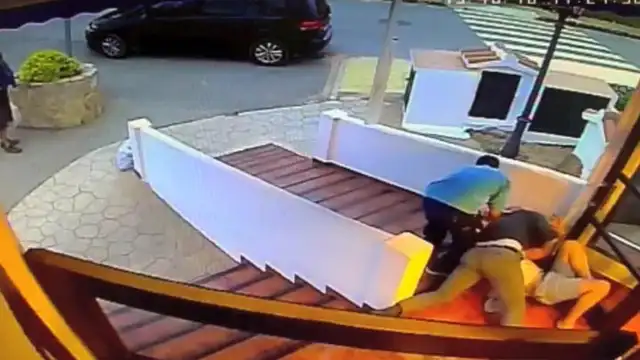 Empresario evitó brutal agresión machista pero víctima se rehusó a denunciar [VIDEO]