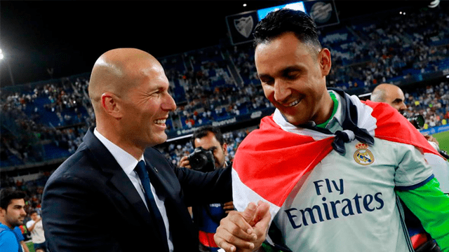 Zidane y Navas