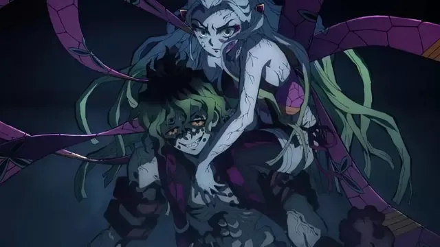 Daki y Gyutaro de Kimetsu no yaiba, temporada 2 parte 2. Foto: Ufotable