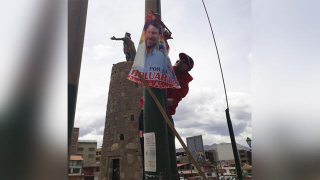 Candidatos y alcaldes electos de Cusco retiran propaganda electoral [FOTOS]
