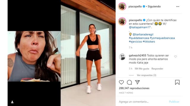 María Pía Copello y Katia Palma se juntan en divertido video hecho en Tik Tok