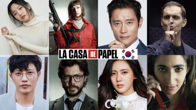 la casa de papel versión coreana, doramas, netflix, actores coreanos, profesor, tokio, berlin