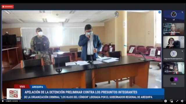 Gerente de Autodema rompió en llanto y aseguró que no cometió ningún delito. Foto: Justicia TV-Poder Judicial del Perú.