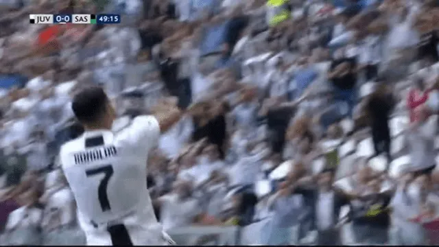 Acabó la sequía de Cristiano Ronaldo: Vea su primer gol con Juventus [VIDEO]