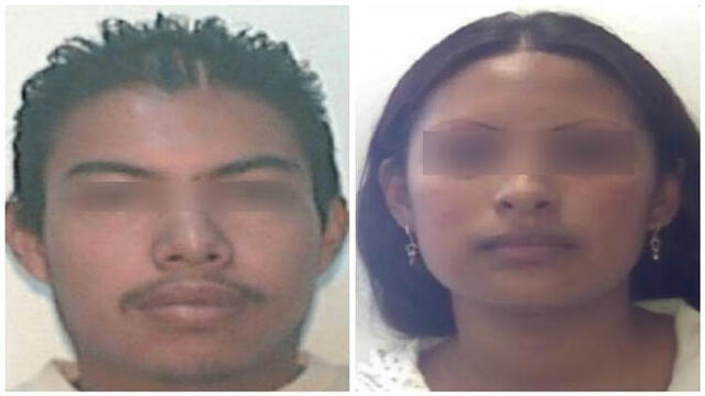 Gladis Giovana Cruz Hernández y Mario Alberto Reyes Nájera son los presuntos asesinos de Fátima. Foto: difusión.
