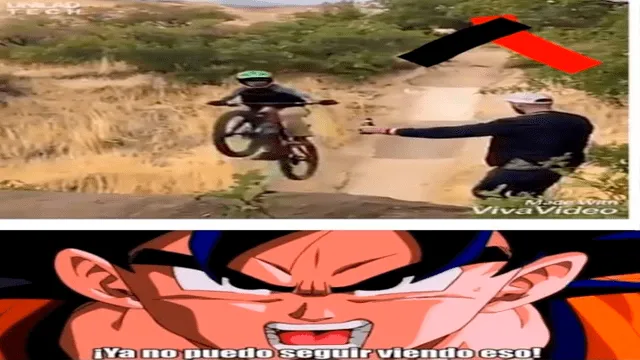 Facebook: si viste el video viral de la moto entenderás sus asquerosos memes [FOTOS]