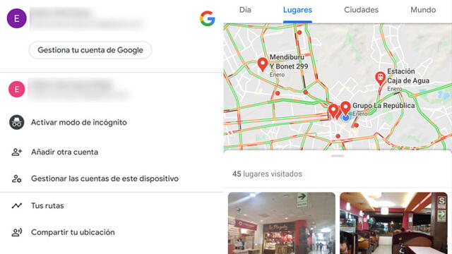 Google Maps: así puedes encontrar un lugar que ya visitaste