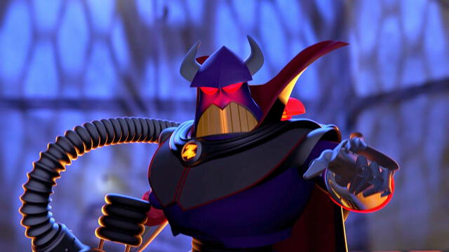 Zurg, uno de los villanos históricos de Toy Story, estará en Lightyear. Foto: Disney/Pixar