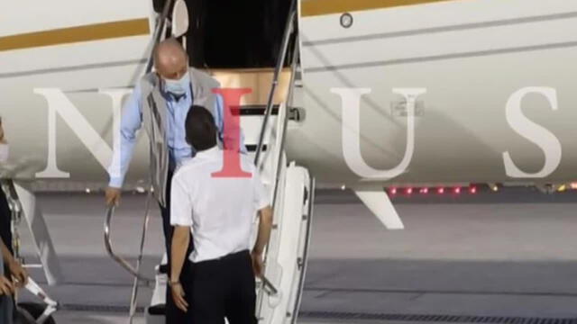 Juan Carlos I llegando a EUA el 3 de agosto de 2020. (Foto: Nius)