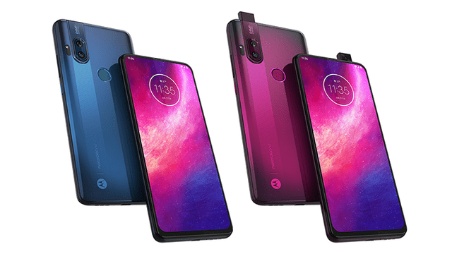 El Motorola One Hyper está disponible en Azul marino y Lila Orquídea . | Foto: Motorola