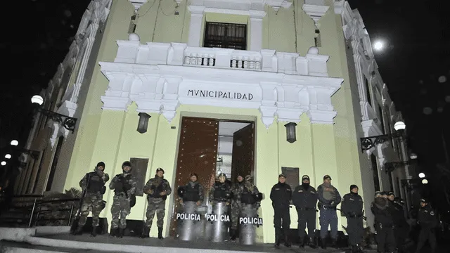 Policía intervino la Municipalidad de La Victoria 