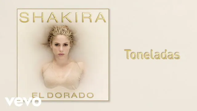 Póster de lo que hubiera sido "Toneladas" de Shakira.