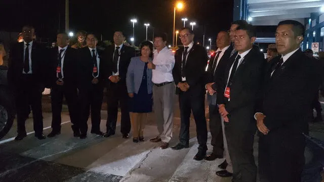 El presidente Pedro Castillo ingresó al Perú por el Centro Binacional de Atención de Frontera (Cebaf) Tumbes. Foto: Presidencia