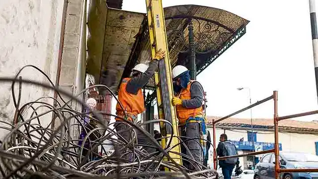 ¿Quiénes se encargarán de retirar el cableado aéreo en mal estado?
