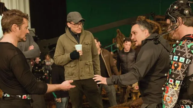 Joe Russo en filmación de Avengers Infinity War. Foto: Marvel