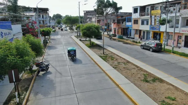 Pistas y veredas afectadas por las lluvias fueron reconstruidas en Piura