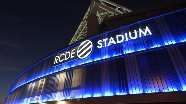Así luce el estadio del Espanyol en la noche. Foto: Diario As