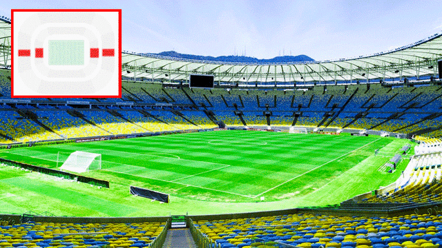 Maracaná - zonas Copa América