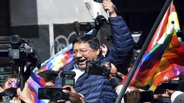 Luis Arce, economista y candidato a la presidencia de Bolivia por el MAS. Foto: AFP.