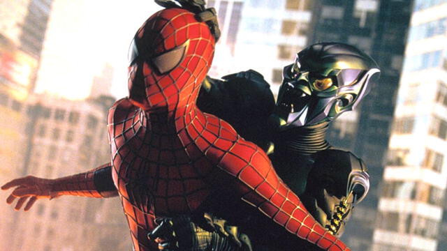 Tobey Maguire (Spiderman) y Willem Dafoe (Duende verde) rompieron el récord de Hugh Jackman (Wolverine) y Patrick Stewart (Profesor X). Foto: Sony Pictures.