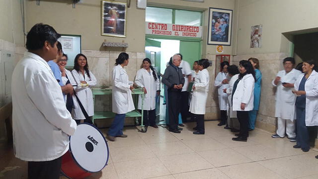 Crisis en centro quirúrgico del hospital Honorio Delgado de Arequipa [FOTOS Y VIDEO]