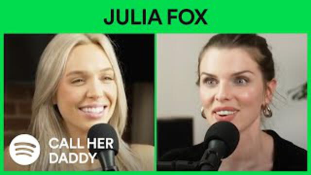 Julia Fox en el podcast Call her daddy. Foto: Spotify