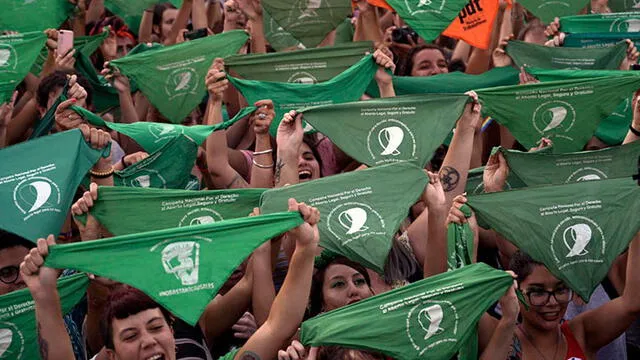 Los militantes "verdes" han promovido durante años que el aborto sea legal en la Argentina