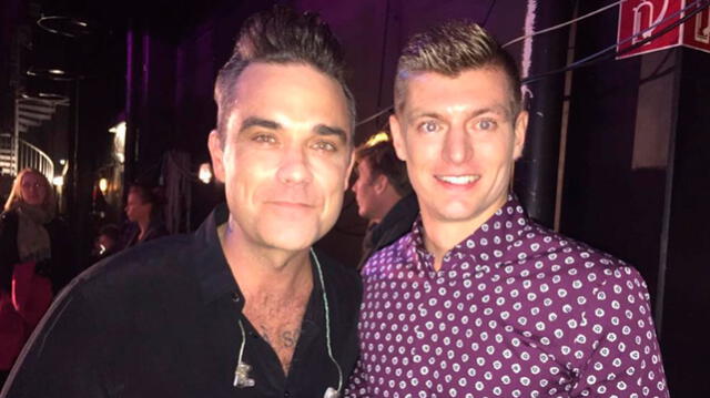 Robbie Williams y Tony Kroos