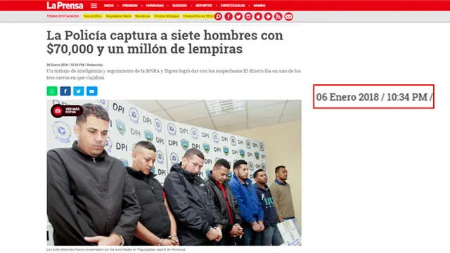 Foto original aparece en La Prensa, de Honduras.
