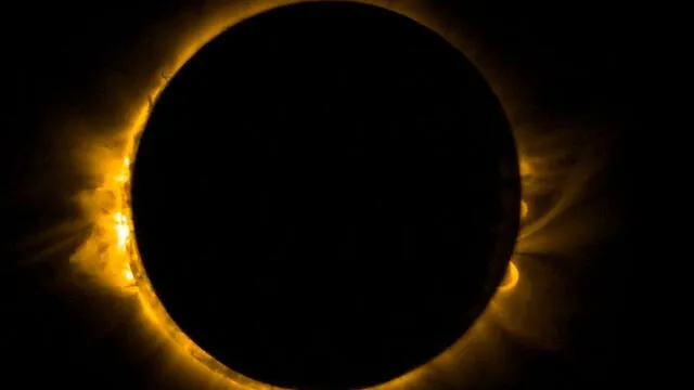 Eclipse solar. Foto: EFE.