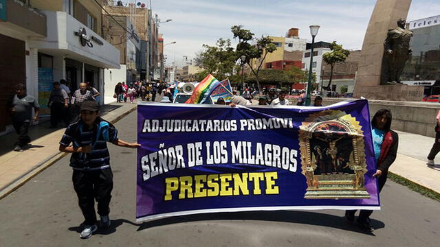 Tacna: Vecinos de Viñani marchan por subasta de terrenos [VIDEO]