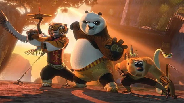 Kun Fu Panda 2. Foto: captura de Netflix
