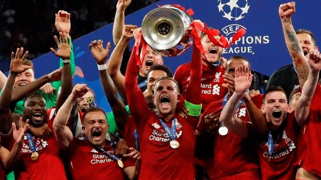 El Liverpool es el campeón más reciente de la UEFA Champions League. Foto: Efe.