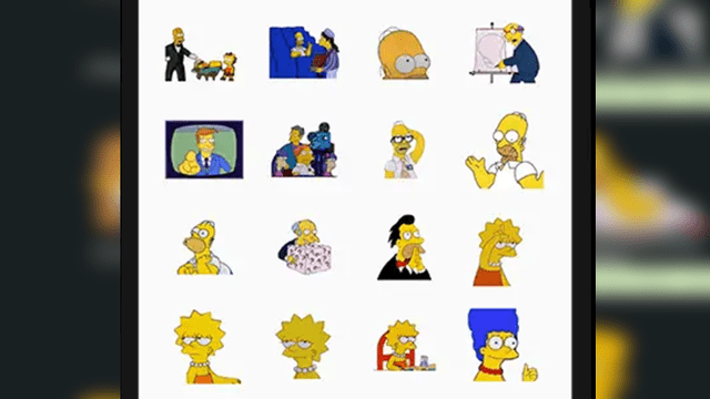 WhatsApp Trucos: conoce cómo obtener los stickers de los personajes de la serie 'Los Simpsons' [FOTOS] 