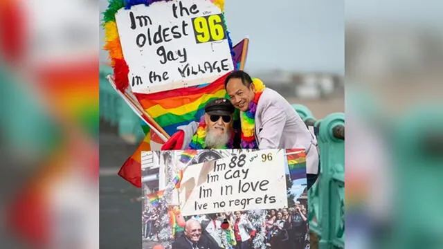George Montague se considera ''el gay más viejo de Brighton''. Foto: Difusión