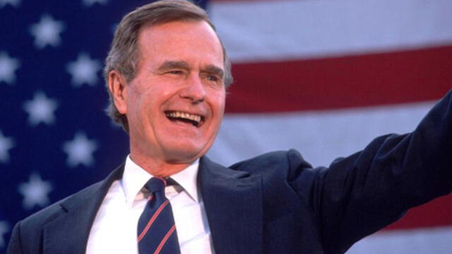 George H. W. Bush, tomó medidas más agresivas contra el narcotráfico. Foto: Difusión