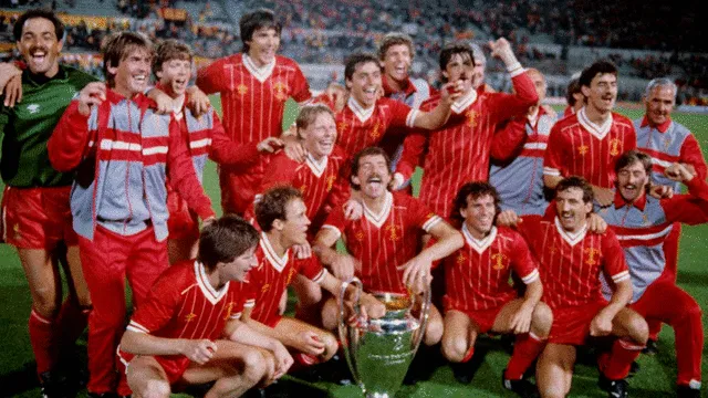 Liverpool logró el título de 1984 en la primera definición por penales de una final. Foto: Empics Sport.