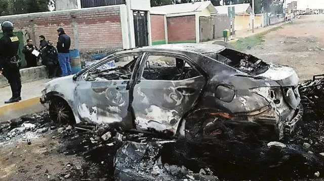 Paucará: violencia deja ocho heridos y daños en comisaría